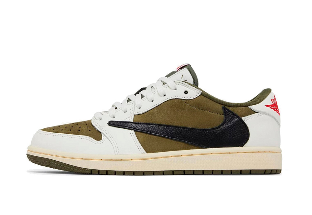 Nike Air Jordan 1 Retro Low OG SP Travis Scott Medium Olive Nikita Efremov