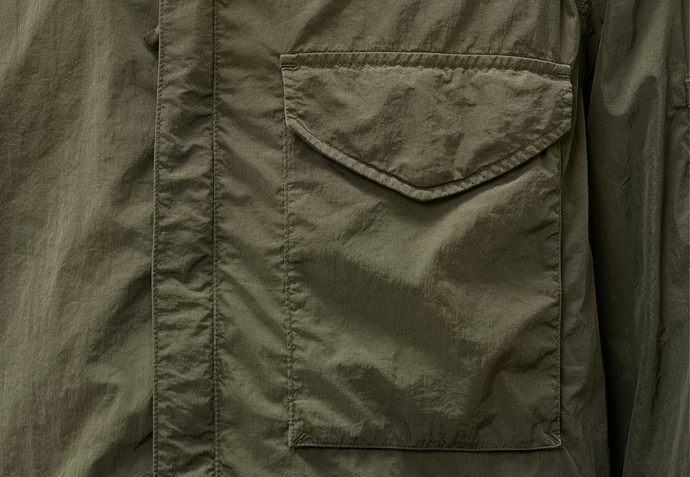 C.P. COMPANY Chrome-R Lens Overshirt Grape Leaf