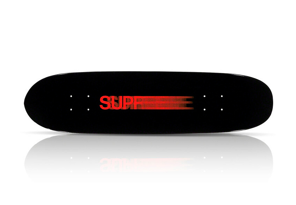 Supreme Motion Logo Cruiser Skateboard Deck Black