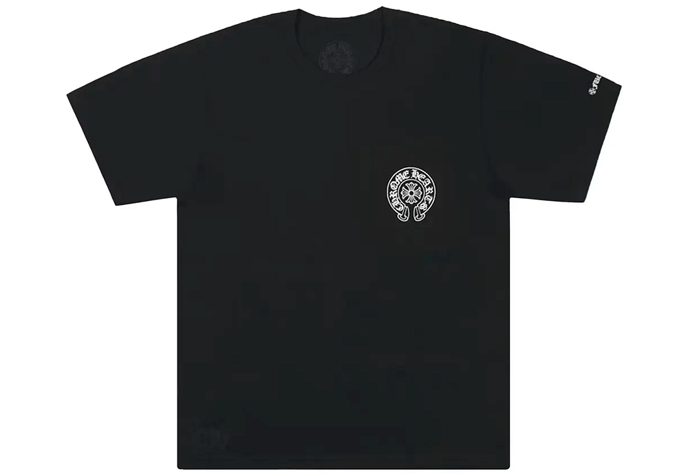 Chrome Hearts Horse Shoe Logo Pocket T-Shirt Black