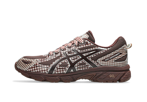 ASICS Gel-Venture 6 Story mfg. Reddish Brown Gingham