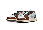 Nike Air Jordan 1 Low SE Mocha Blue Grey (GS)