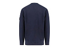 Stone Island Organic Cotton Crewneck Sweatshirt Blue