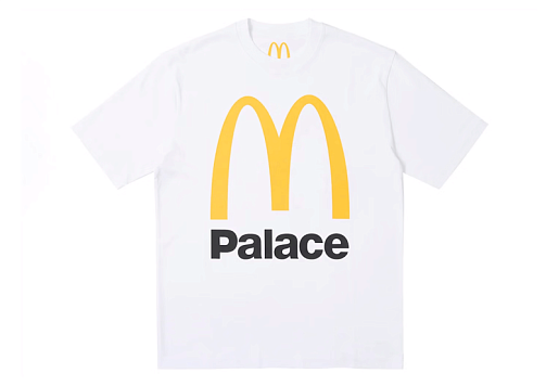 Palace x McDonald's Logo T-shirt White