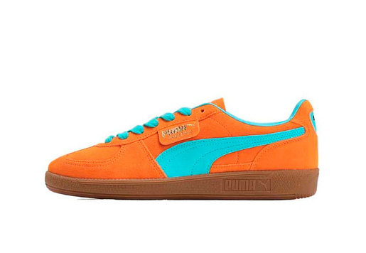 Puma Palermo Dark Cheddar Bright Aqua