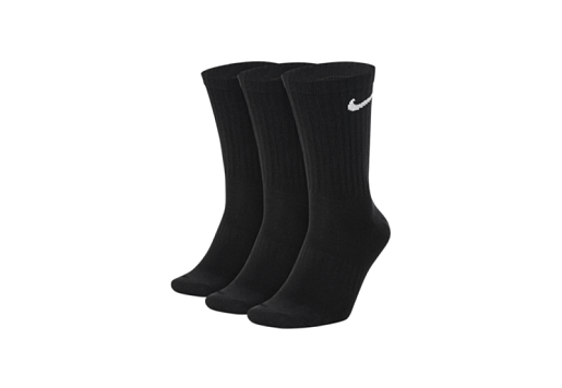 3-Pack Everyday Lightweight Socks Dri-Fit Black