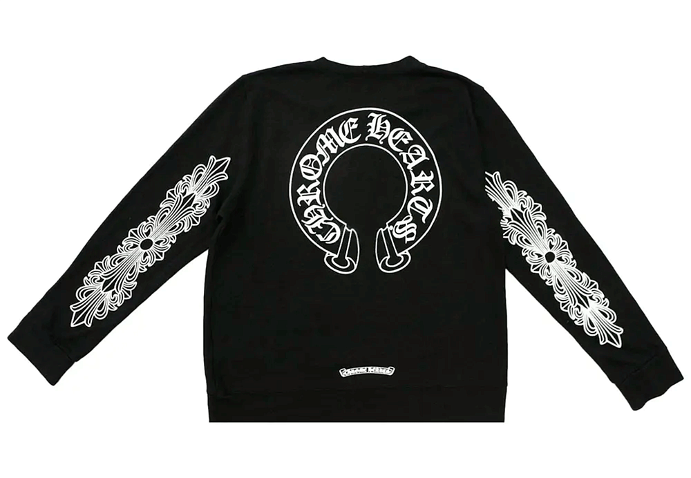 Chrome Hearts Floral Horseshoe L/S T-Shirt White