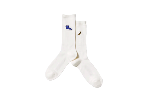 Uniqlo UT x Kaws x Warhol Socks White