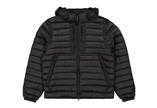 C.P. COMPANY Lightweight Goggle Down Jacket In D Black