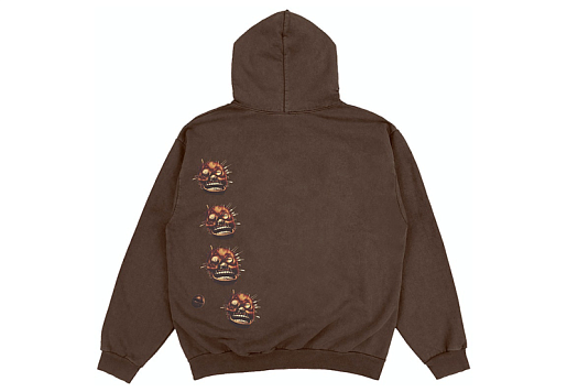 Travis Scott Utopia A2 Hooded Sweatshirt Brown