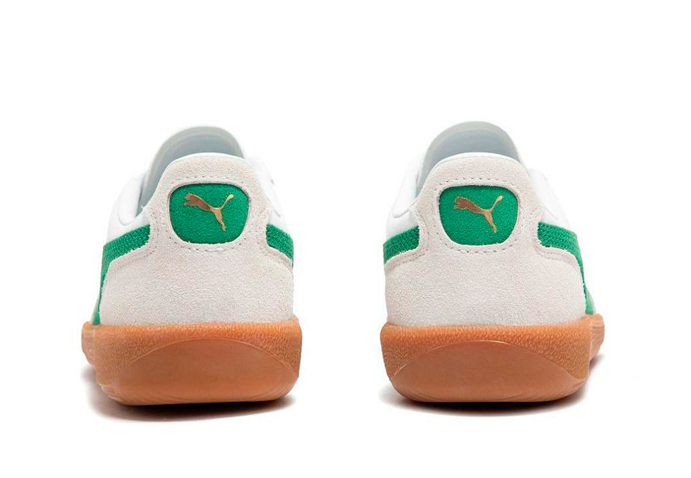 Puma Palermo Leather White Archive Green Gum