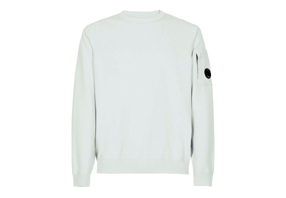 C.P. COMPANY Crewneck Sweatshirt Gauze White