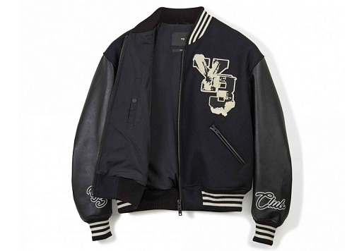 Adidas Y-3 Letterman Jacket Black