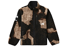 КУРТКА Supreme The North Face Bleached Denim Print Fleece Jacket Black (FW21)