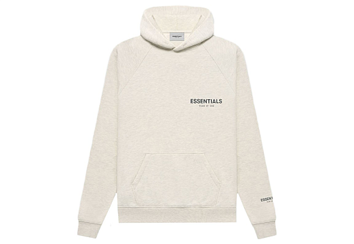 Fear of God Essentials FW21 Pullover Hoodie Heather Oat