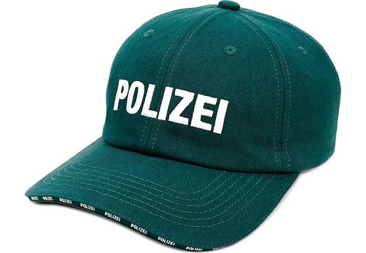 Vetements Polizei Cap Police Green