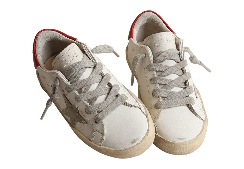 Golden Goose Super-star White\Red Kids