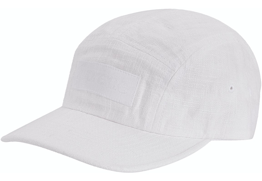 Supreme Linen Fitted Camp Cap White (SS22)