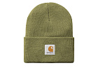 Carhartt WIP Beanie Hat With Logo Patch Green