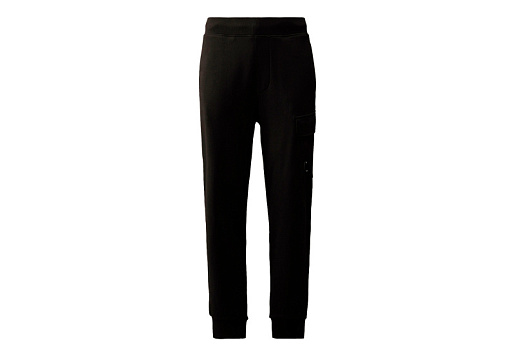 C.P. COMPANY Cargo Sweatpants In Fleece Fabric Black