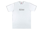 Supreme KAWS Chalk Logo Tee White