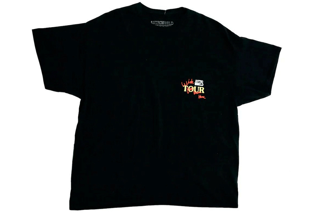 Travis Scott Look Mom Tee Black