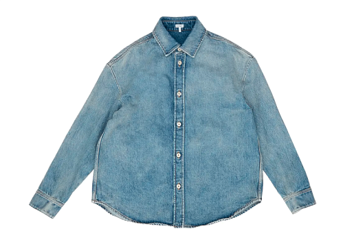 Loewe Anagram Overshirt Denim Blue