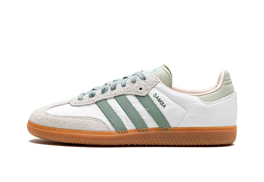 Adidas Samba OG Silver Green Putty Mauve (W)