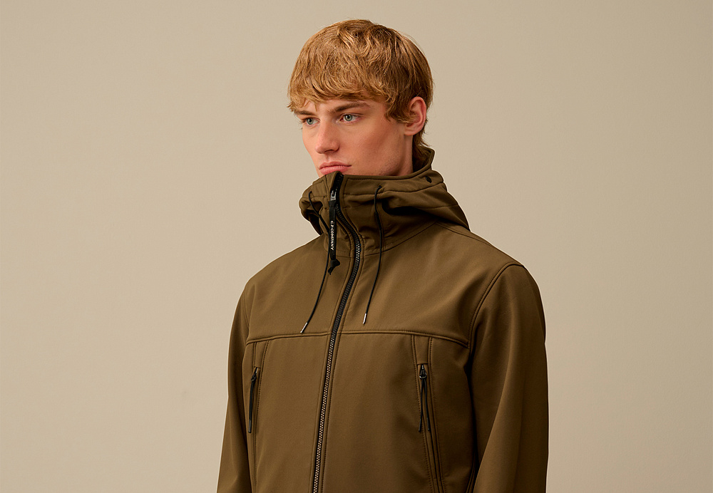 C.P. COMPANY C.P. Shell-R Goggle Jacket Ivy Green