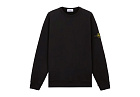 Stone Island Organic Cotton Crewneck Sweatshirt Black