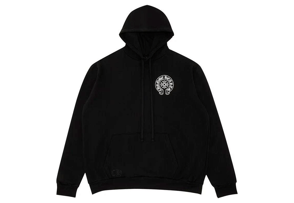 Chrome Hearts Hong Kong Exclusive Scroll Label Hoodie Black