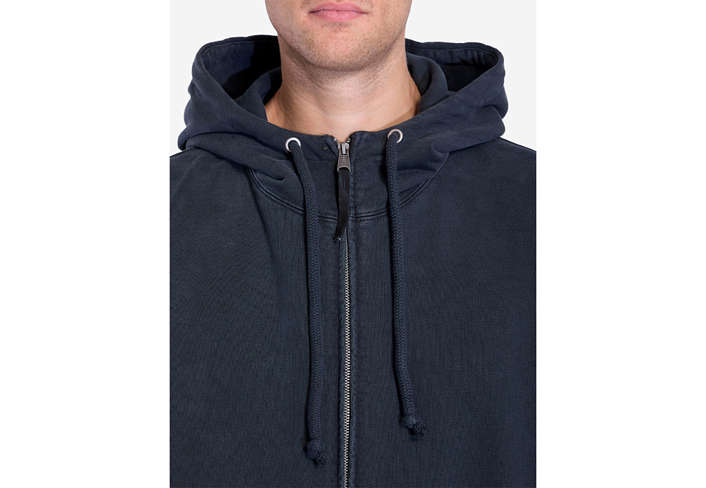 Maison Margiela Zip Felpa Oversize Con Logo Ricamato