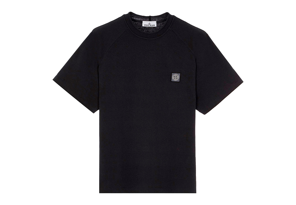 Stone Island Logo Patch T-Shirt Black