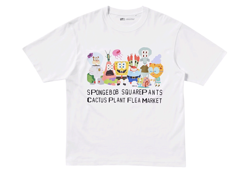 Uniqlo x CPFM Spongebob Squarepants UT Graphic II T-Shirt White