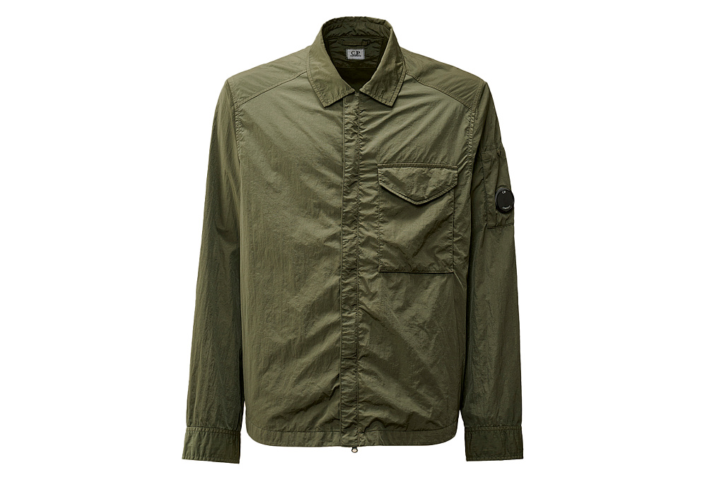 C.P. COMPANY Chrome-R Lens Overshirt Grape Leaf