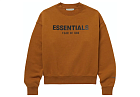 Fear of God Essentials Sweatshirt Kids Mr. Porter Exclusive Logo-Print Cotton-Blend Jersey Brown