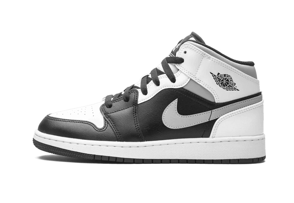 Nike Air Jordan 1 Mid White Shadow (GS)