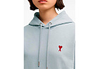 AMI PARIS Red Ami De Coeur Clay Hoodie Light Blue