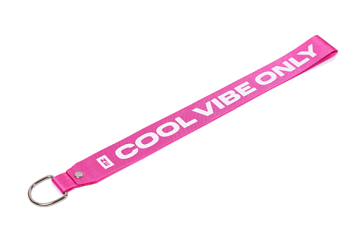 NE Cool Vibe Only Lanyard Pink