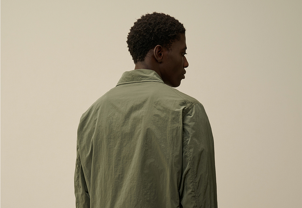 C.P. COMPANY Chrome-R Lens Overshirt Grape Leaf