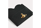 Vivienne Westwood Opio Saffiano Heart Card Holder Black