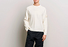 Stone Island Cotton And Cashmere Ghost Piece Pullover Natural