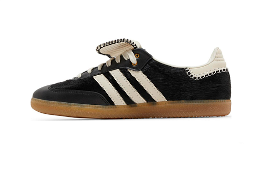 Wales Bonner x Adidas Originals Samba Pony Tonal Core Black 