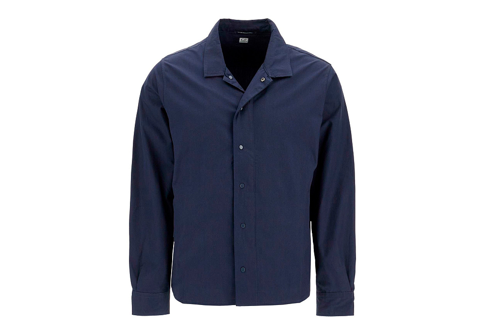 C.P. COMPANY Metropolis Gabardine Overshirt Sky Captain