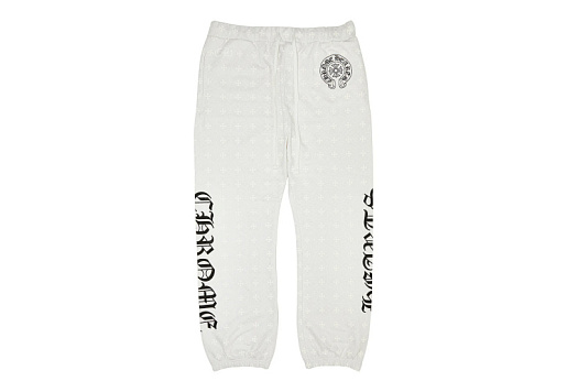 Chrome Hearts Monogram Sweatpants White