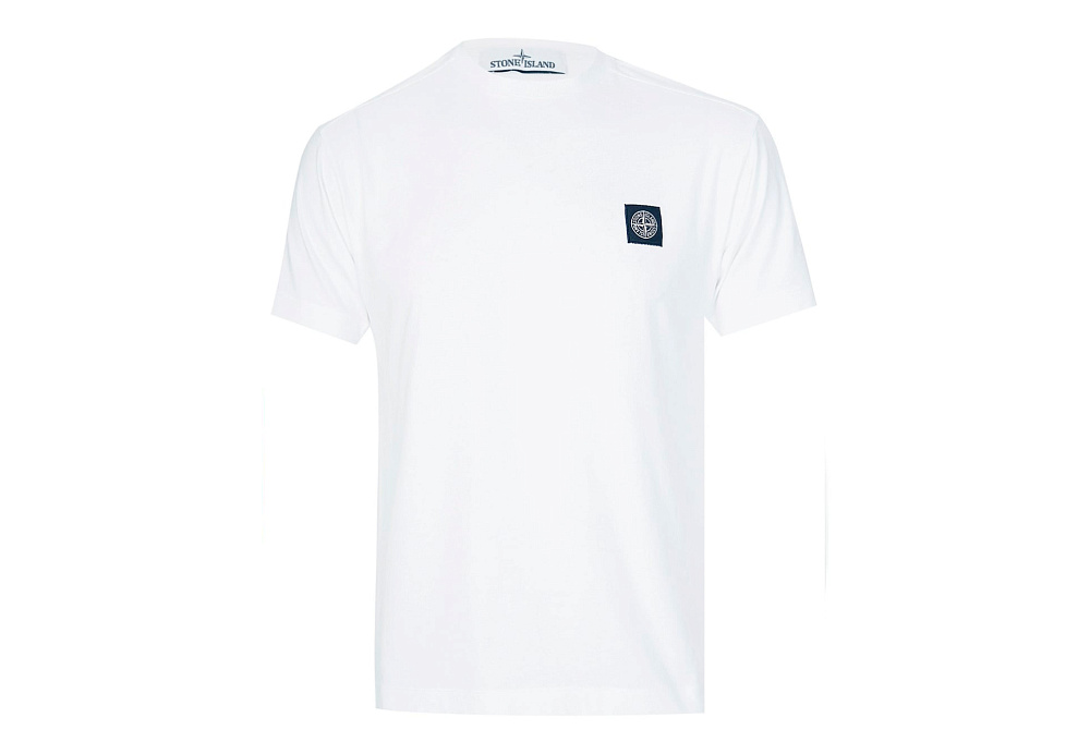 Stone Island Logo Patch T-Shirt White