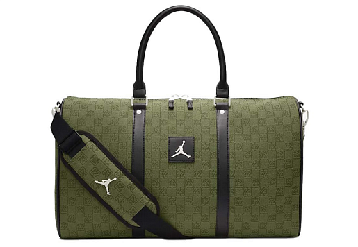 Nike Air Jordan Monogram Duffle Bag Green