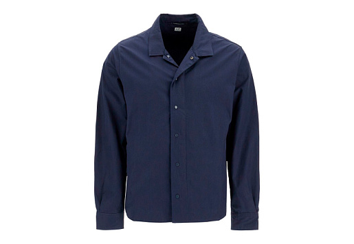 C.P. COMPANY Metropolis Gabardine Overshirt Sky Captain