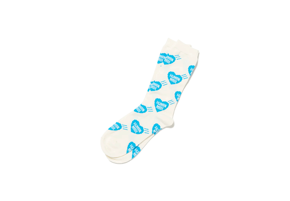 Human Made Heart Socks Blue