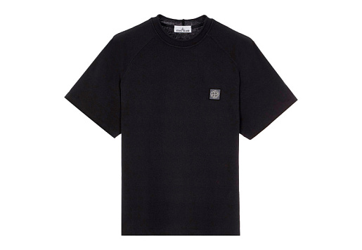 Stone Island Logo Patch T-Shirt Black